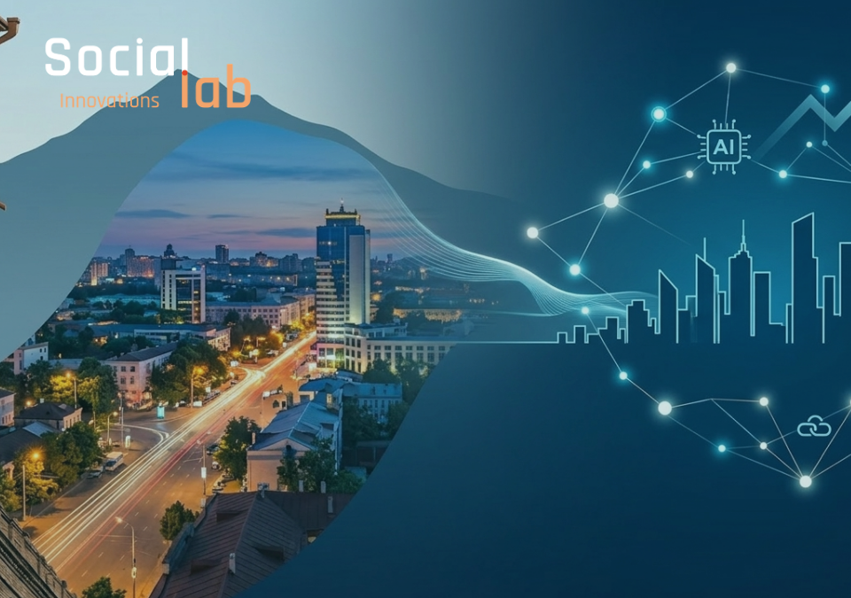 Eastern Europe tech hubs digital transformation map featuring AI and ICT growth in Georgia, Armenia, Moldova, and Ukraine.