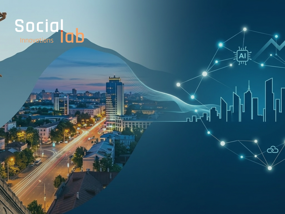 Eastern Europe tech hubs digital transformation map featuring AI and ICT growth in Georgia, Armenia, Moldova, and Ukraine.