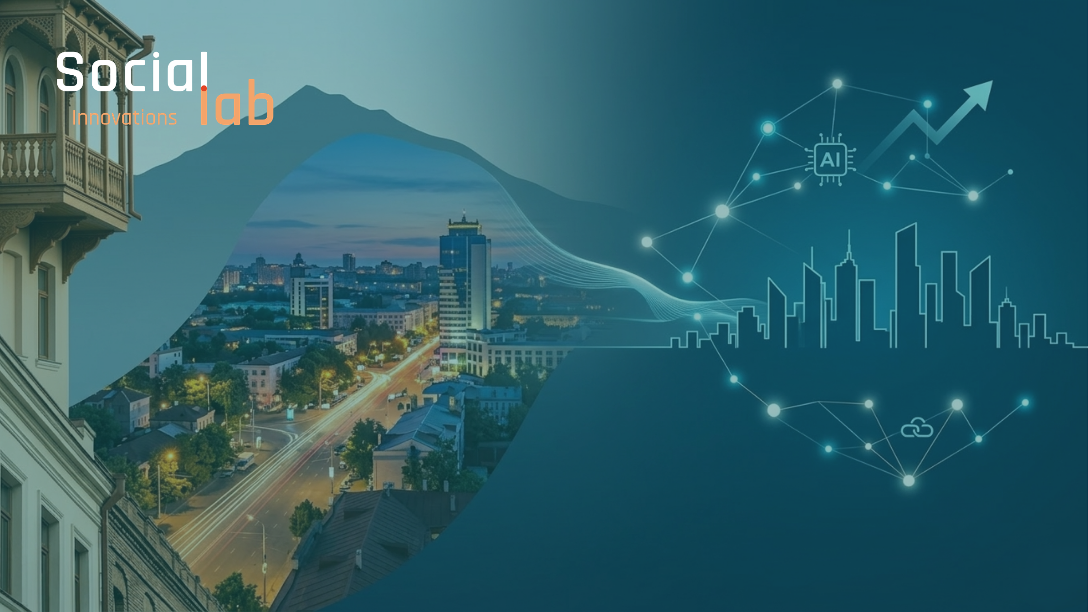 Eastern Europe tech hubs digital transformation map featuring AI and ICT growth in Georgia, Armenia, Moldova, and Ukraine.