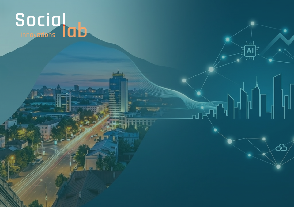 Eastern Europe tech hubs digital transformation map featuring AI and ICT growth in Georgia, Armenia, Moldova, and Ukraine.